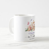 Elegante Teeparty-Schmetterlinge Brautparty Kaffeetasse (Vorderseite Links)