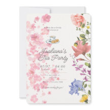 Elegante Teeparty-Stimmung – Vintage-Blumenstil