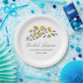 Elegante Teller aus gelbem Brautparty (Party)