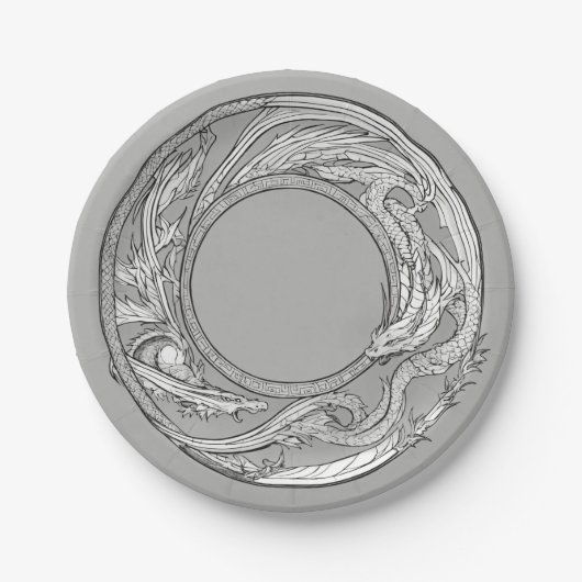 Elegante Teller zum Einlegen von Papier (Vorderseite)