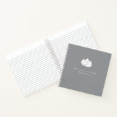 Elegante Template Lotus Blume Journaling Thoughts Notizblock (Innenseite)