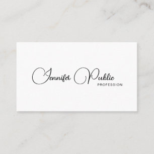 Elegante Template Typografie Moderne Minimalistisc Visitenkarte