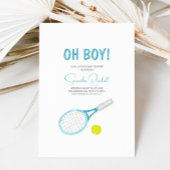 Elegante Tennis Baby Dusche Einladung