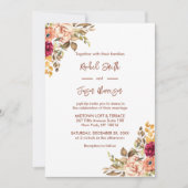 Elegante Terracotta auf dem Monte Tamaro Einladung (Vorderseite)