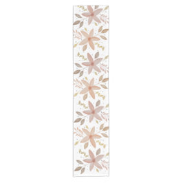 Elegante Terracotta auf dem Monte Tamaro Kurzer Tischläufer