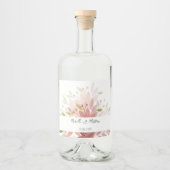 Elegante Terracotta auf dem Monte Tamaro Personali Alkoholflaschenetikett (Vorderseite)