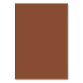 Elegante Terracotta-Hochzeit im Herbst Seekarte Tischnummer (Rückseite)