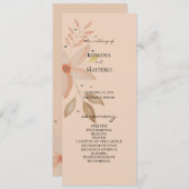 Elegante Terracotta Rodelbahn Blume Programm (Vorne/Hinten)