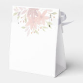 Elegante Terracotta Rodelbahn Wildblumen Geschenkschachtel (Rückseite)