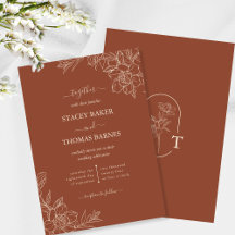 Elegante Terracotta Whimsical Wedding
