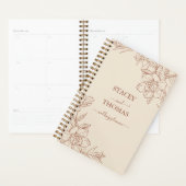 Elegante Terracotta Whimsical Wedding Planer (Anzeige)