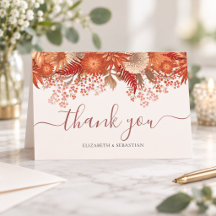 Elegante Terrakotta-Hochzeit im Herbst