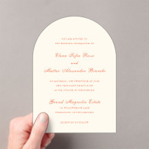 Elegante Terrakotta-Moderne Klassische Hochzeit