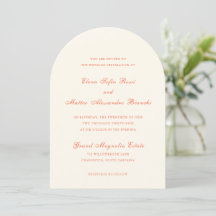 Elegante Terrakotta-Moderne Klassische Hochzeit