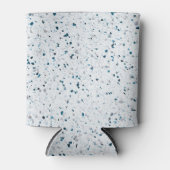 Elegante Terrazzo Aquamarin Blue Green Retro Dosenkühler (Vorderseite)