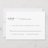 Elegante TEXAS-RSVP-Karte - Save The Date (Vorderseite)