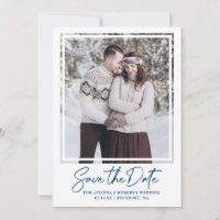 Elegante Text- und Foto-Hochzeit