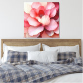 Elegante Textured Floral Art Leinwanddruck (Insitu (Schlafzimmer))