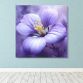 Elegante Textured Floral Art Leinwanddruck (Insitu (Holzboden))