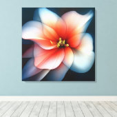 Elegante Textured Floral Art Leinwanddruck (Insitu (Holzboden))
