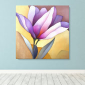 Elegante Textured Floral Art Leinwanddruck (Insitu (Holzboden))