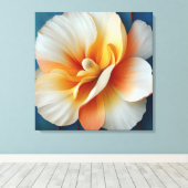 Elegante Textured Floral Art Leinwanddruck (Insitu (Holzboden))