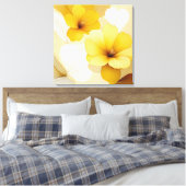 Elegante Textured Floral Art Leinwanddruck (Insitu (Schlafzimmer))