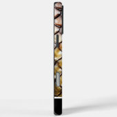 Elegante, texturierte Snakeskin in Regenbogenfarbe Case-Mate iPhone Hülle (Rückseite / Rechts)