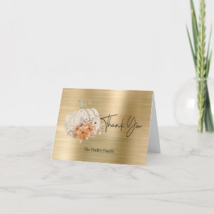 Elegante Thanksgiving-Dankeskarte Dankeskarte
