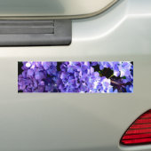Elegante tiefe lila Blume Hydrangea Autoaufkleber (Auf Auto)