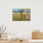 Elegante Tierwelt Wilhelm Tell Poster (Küche)