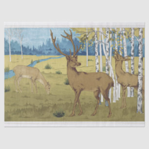 Elegante Tierwelt Wilhelm Tell Seidenpapier