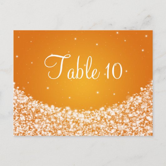 Elegante Tischnummer (Vorderseite)