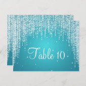 Elegante Tischnummer (Vorne/Hinten)