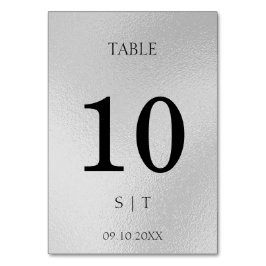 Elegante Tischnummer
