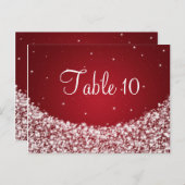 Elegante Tischnummer (Vorne/Hinten)