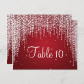 Elegante Tischnummer (Vorne/Hinten)