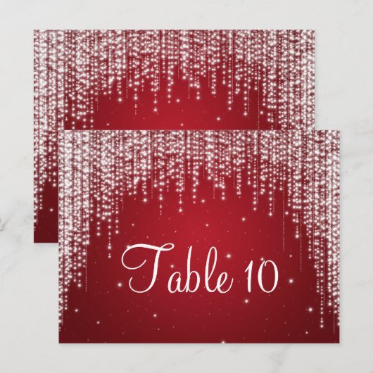 Elegante Tischnummer (Vorne/Hinten)