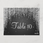 Elegante Tischnummer (Rückseite)