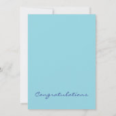 Elegante Tischnummer Card (Rückseite)