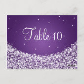 Elegante Tischnummer Splash & Spa Tamaro Lila (Rückseite)
