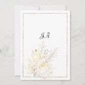 Elegante Tischnummern aus Weißgold (Rückseite)