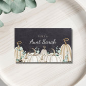 Elegante Tischnummern für Herbst Platzkarte