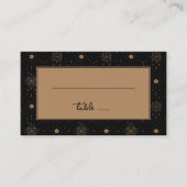 Elegante Tischnummernkarte Platzkarte (Vorderseite)