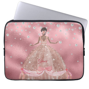 Elegante Tochter des königlichen Laptop-Schläfchen Laptopschutzhülle