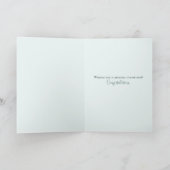 Elegante Together Quote Wedding Hübsch Floral Karte (Innenseite)