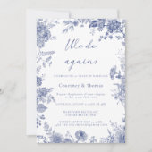 Elegante Toile Einladung (Vorderseite)