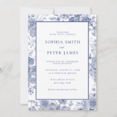 Elegante Toile Einladung (Vorderseite)