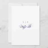 Elegante Toile Einladung (Rückseite)