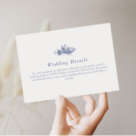 Elegante Toile, Französisch Wunschausweis Begleitkarte